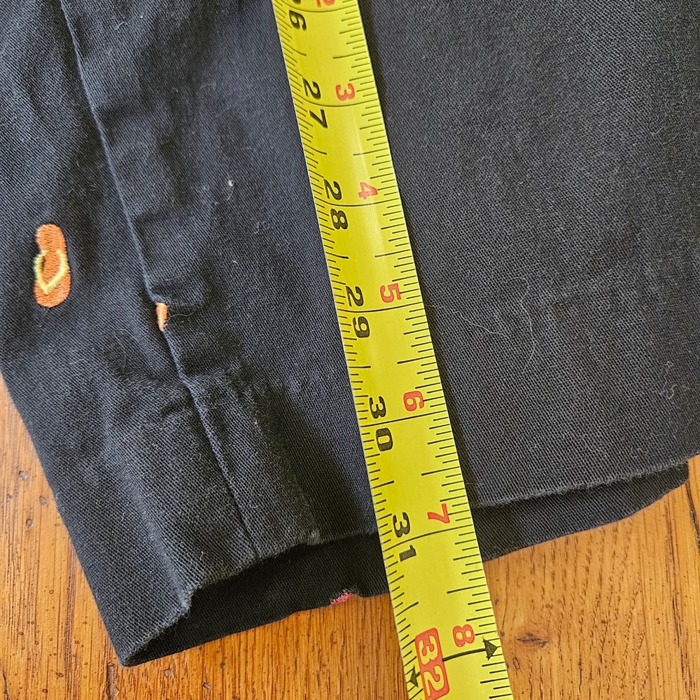 Lot of 2 Kim Rogers/Rafaella Black Embroidered Flip Flop/Sunglasses Capris 18W - Picture 9 of 16